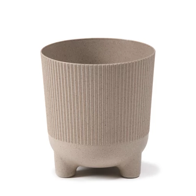 Aria virágkaspó ECO coffee jumper 160 mm, latte