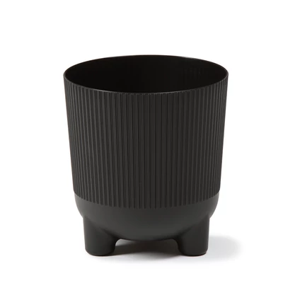 Aria virágkaspó ECO recycling jumper 140 mm, fekete