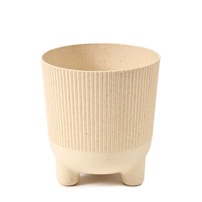 Aria virágkaspó ECO wood 140 mm, homok