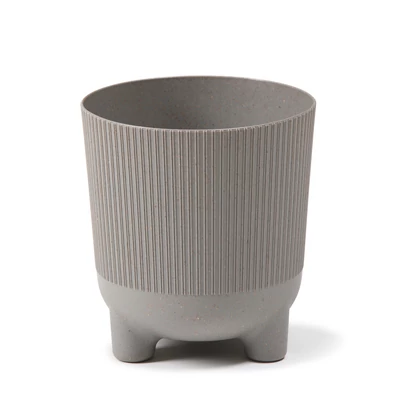 Aria virágkaspó ECO wood 180 mm, szürke