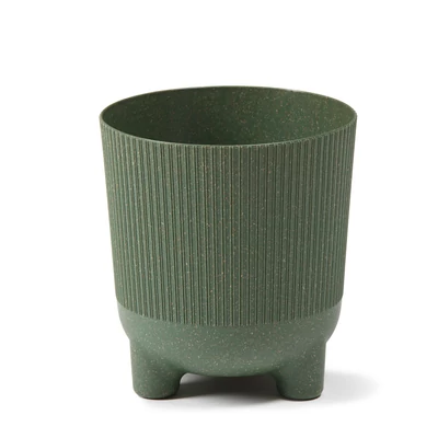 Aria virágkaspó ECO wood 160 mm, erdő zöld