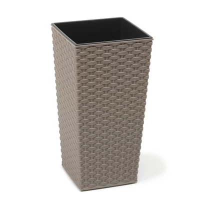 FINEZJA ECO 190x190 rattan - szürke