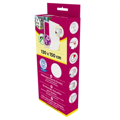 Pollenstop filc 130x150 cm, fehér/ 1db /csomag