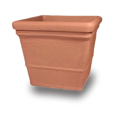 LISA Virágcserép, rot. mü.a, 50x50 cm,terracotta