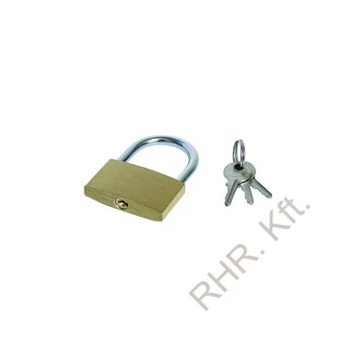 Rézlakat 40 mm. 3 kulcs